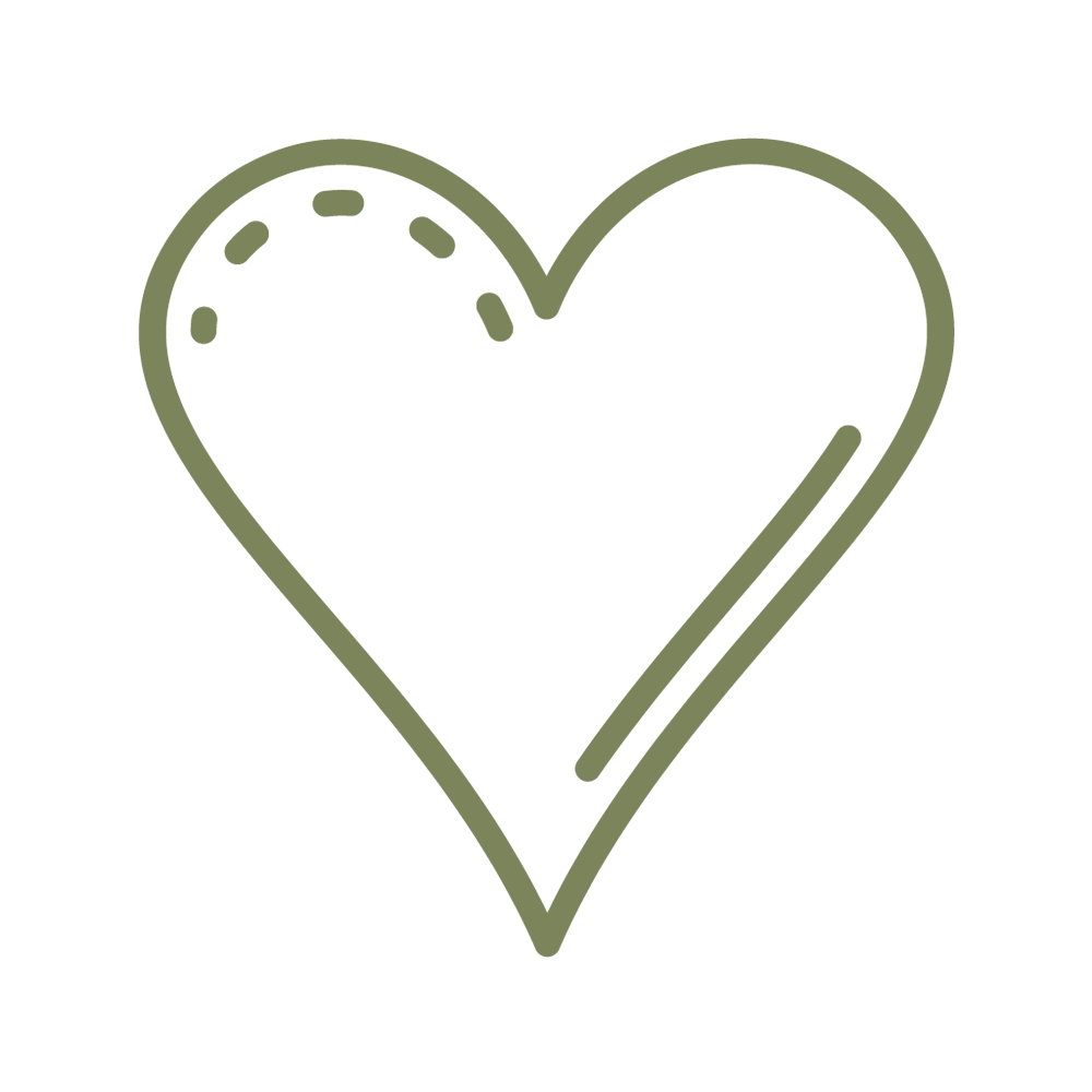 Herz-Icon von MyHundegeschirr, Symbol für Liebe und Hingabe in maßgeschneiderten Hundegeschirren.